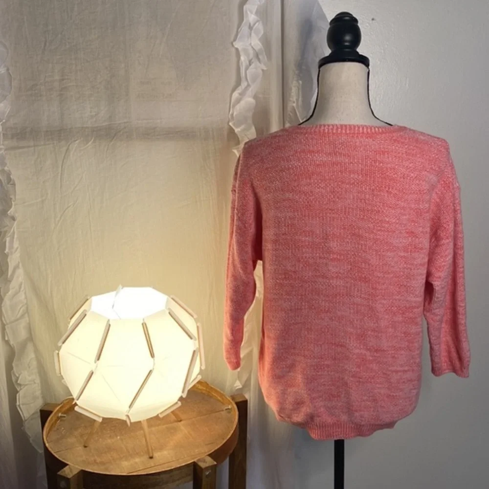 J. Crew Pink Crew Neck‎ Sweater Size Medium